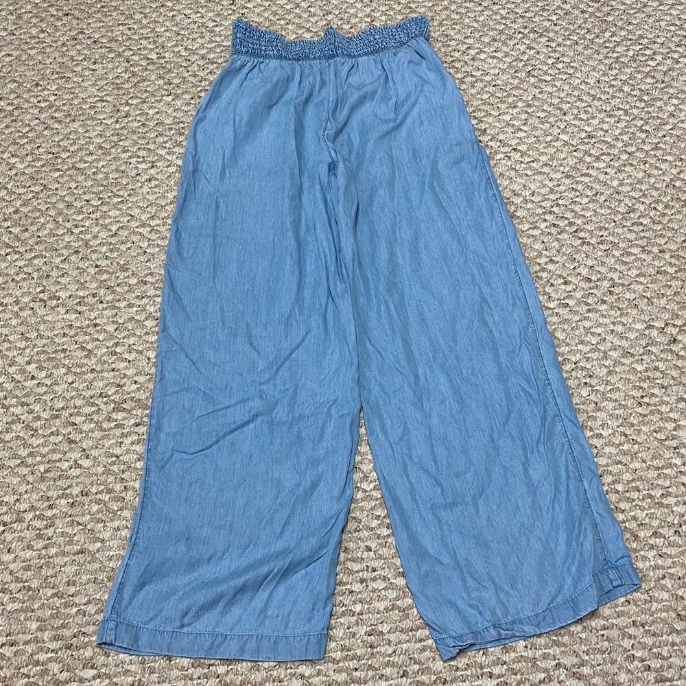 SO SUPER COMFY CHAMBRAY PANTS - LARGE - Picture 5 of 9